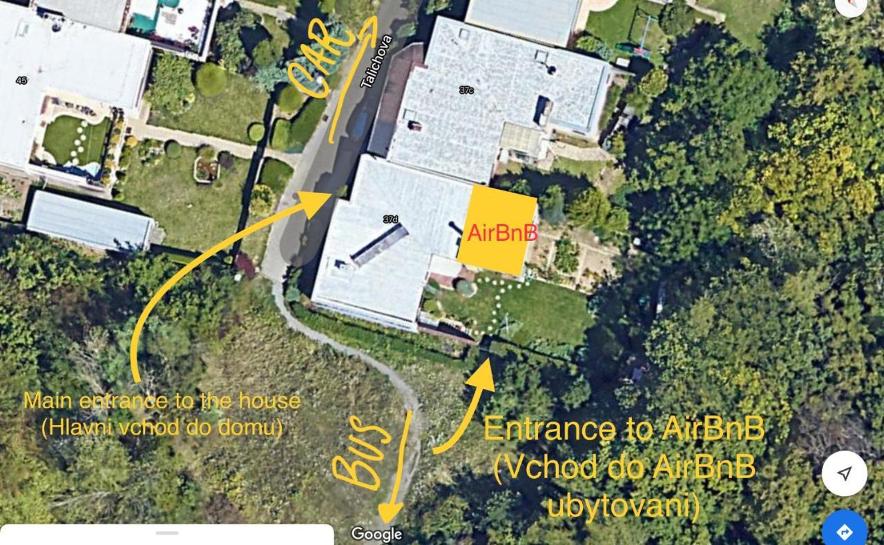 Krasny Apartman U Lesa, Trolejbus Do Centra A Bvv, Parkovani Zdarma Brno Zewnętrze zdjęcie